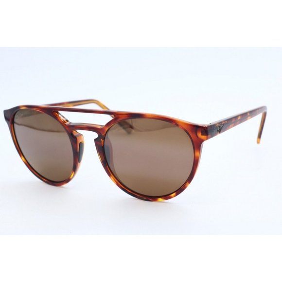 Maui Jim AH DANG MJ781-10 Oval Tortoise Sunglasses HCL® Bronze Polarized (A) main image 6